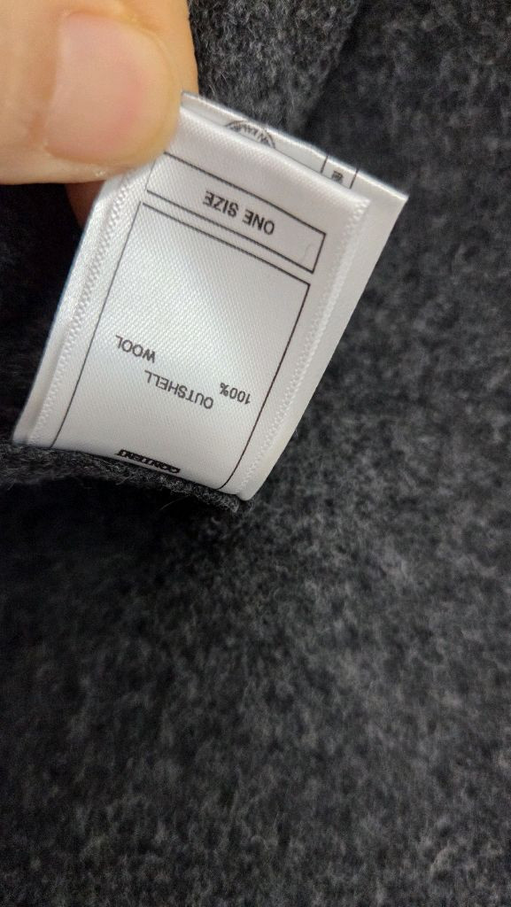 헬렌카민스키 케이프 판초 차콜 새상품--5