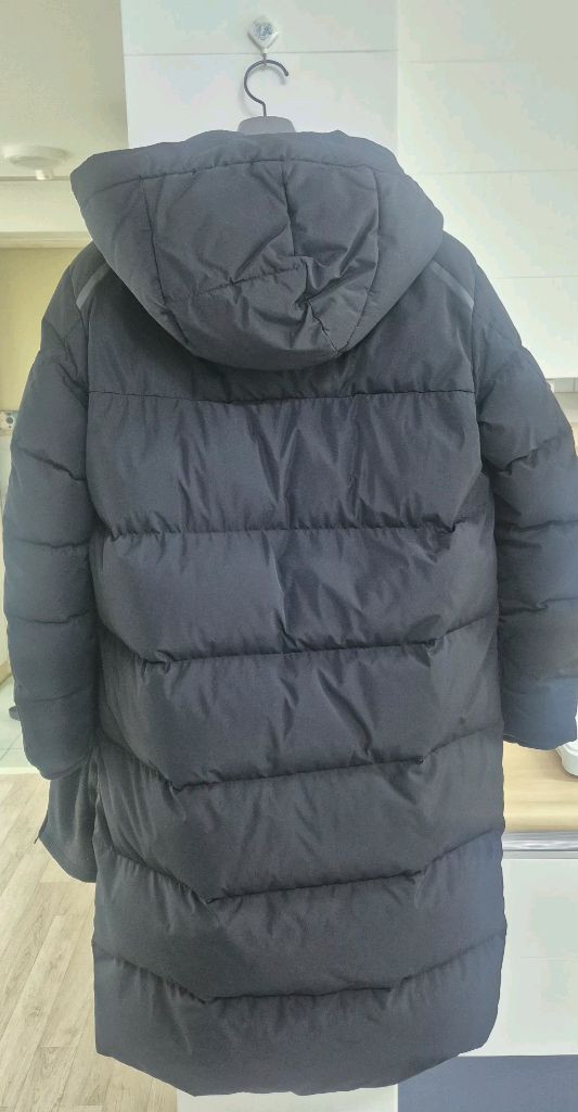 폴햄 블랙 롱패딩 M(95)--1