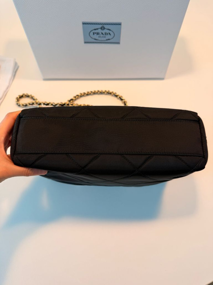 프라다 리나일론 패딩 숄더백--2