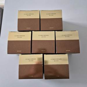 청담스타일 순수염색약 골드라벨 밀크브라운 염색약 7개/ 일괄판매