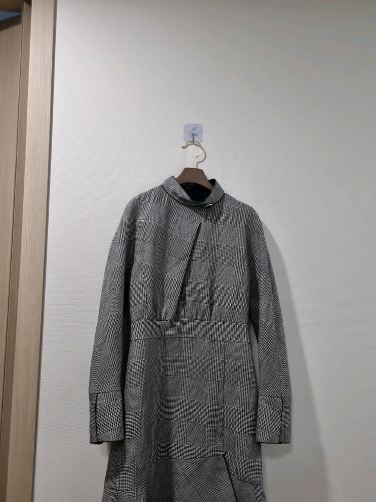 잇미샤 체크 플레어 원피스--1