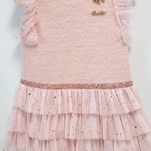 프렌치캣 샤 플리츠 원피스 110사이즈 (여아,아동 의류)