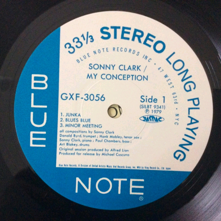 [재즈 LP] 소니 클락 My conception--1