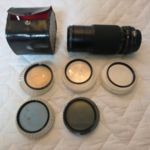 올드 망원렌즈 OZUNON 80-200mm(니콘 F마운트) + HOYA / Kenko 필터 5개 세트