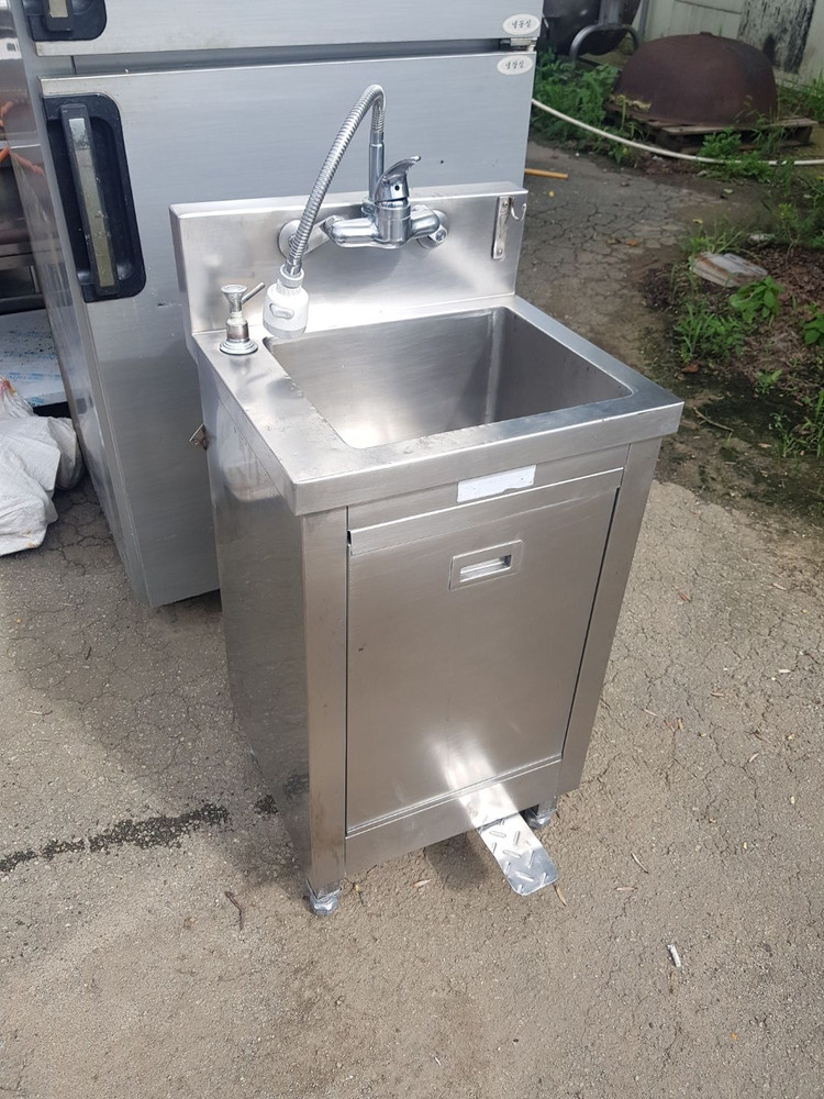 손세정대...페달식손세정대...작은씽크대..햅썹인증용.. 이미지