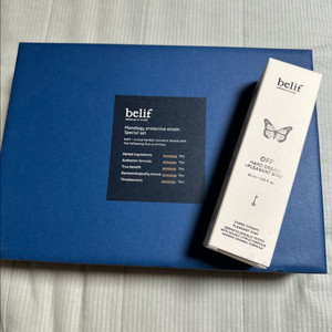 빌리프 맨올로지 프로텍티브 기초 2종 세트 + 핸드크림 미개봉