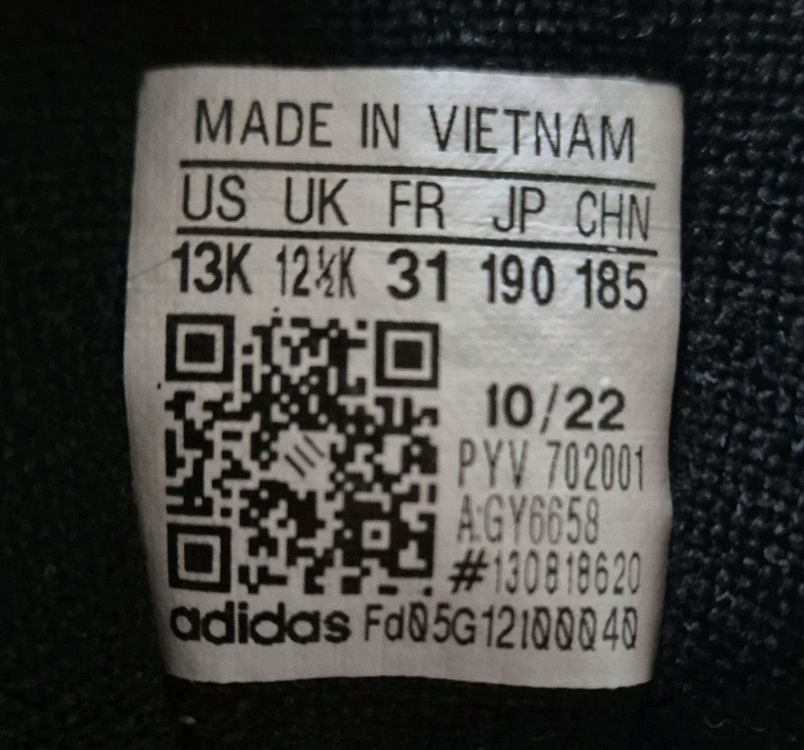 어린이용 아디다스 운동화(190mm)--2