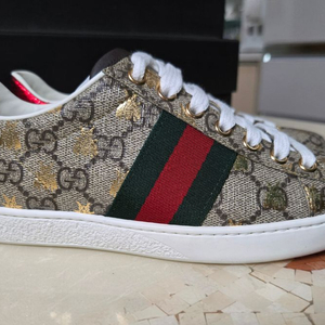 GUCCI 꿀벌 삼선 스니커즈(34 /210mm) 이미지