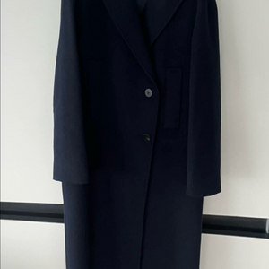 구호 캐시미어 100% 스티치 코트 네이비(0/55)