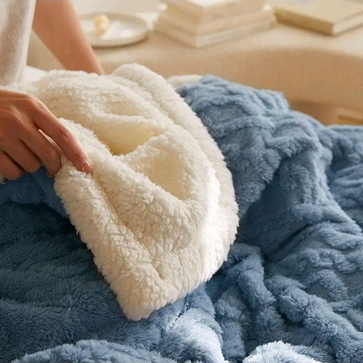 (새상품) 초특대형 극세사 꽈배기담요--7