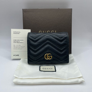 구찌 마몬트 마틀라세 레더 카드지갑