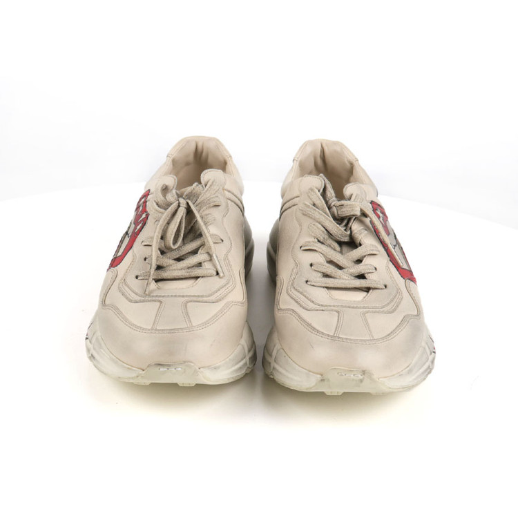 [중고명품다올] 구찌 라이톤 더티 입술 스니커즈 552093 8사이즈--2