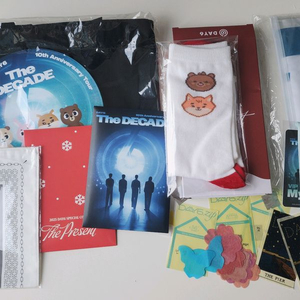 데이식스 입장기프트 일괄)슬로건 양말 반다나 에코백 컨페티 키링 day6 이미지