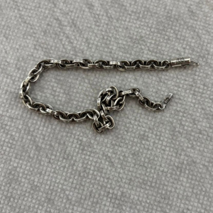 정품 크롬하츠 페이퍼체인 7.5인치