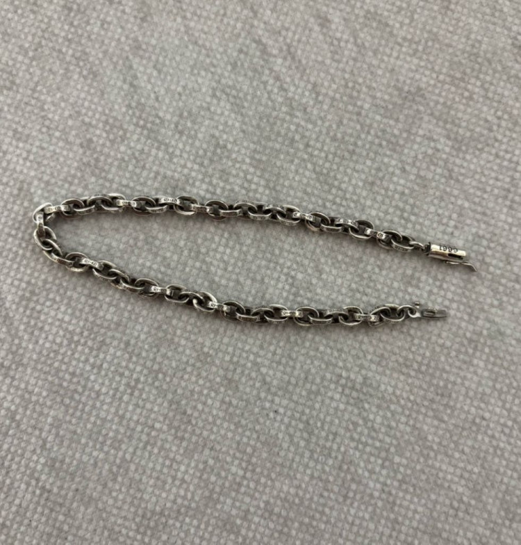 정품 크롬하츠 페이퍼체인 7.5인치--1