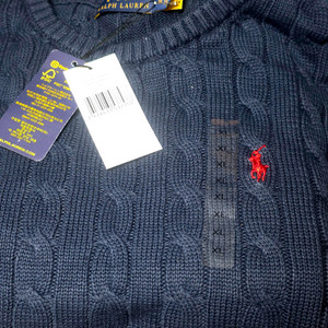 폴로 랄프로렌 케이블 니트 스웨터