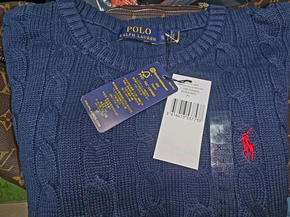 폴로 랄프로렌 케이블 니트 스웨터--1