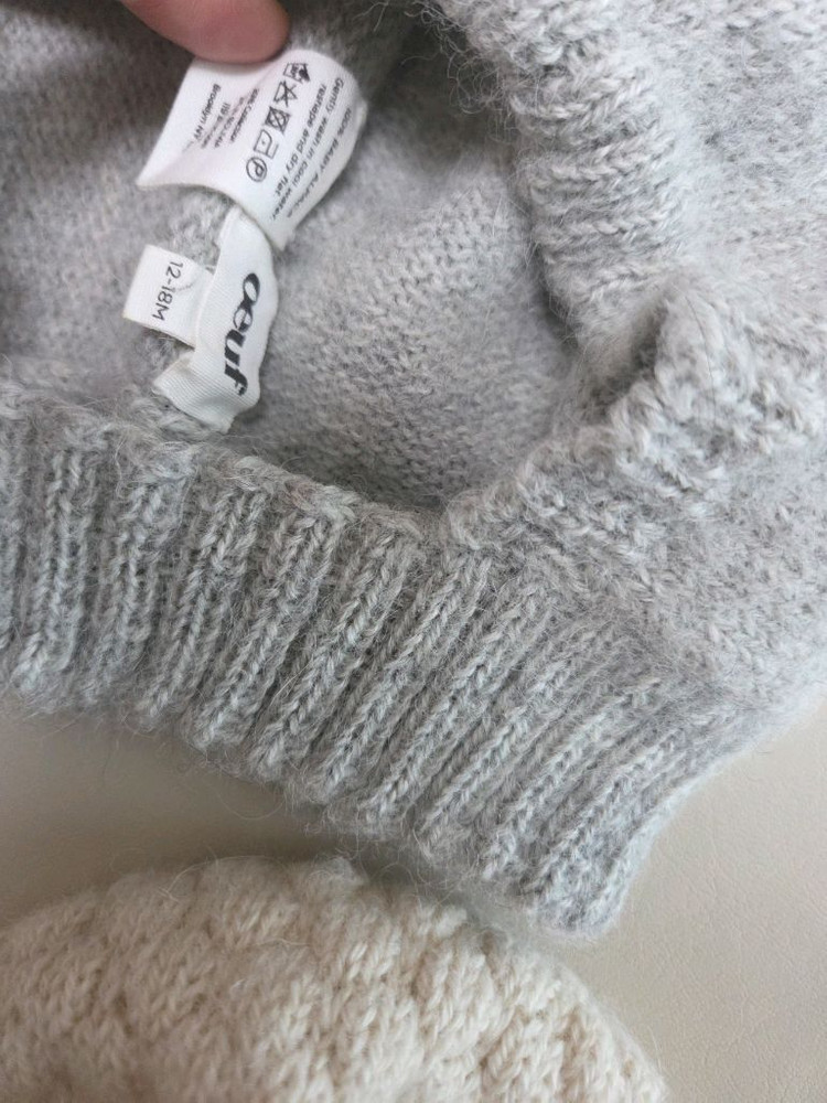 우프 양햇12M+우프 토끼햇12-18m--2