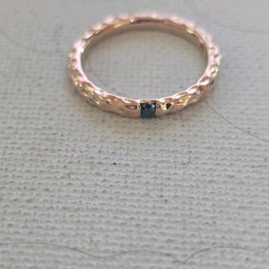 14k 청다이아 반지