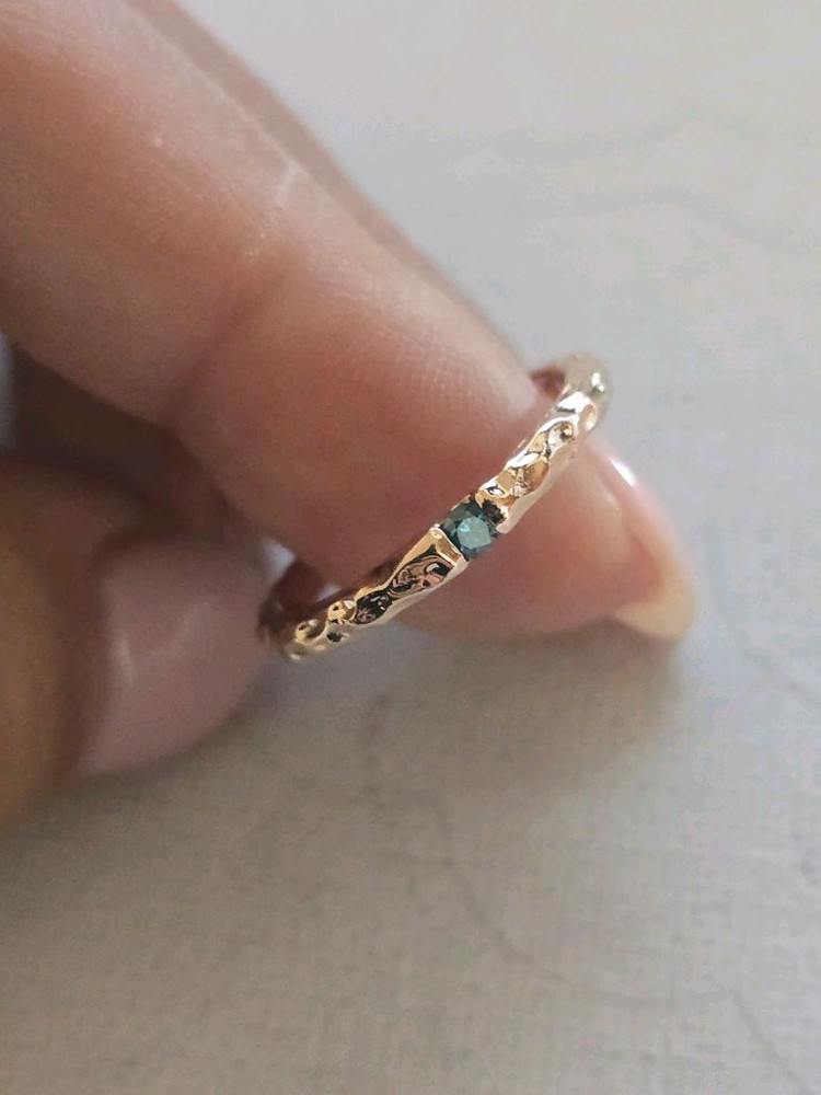 14k 청다이아 반지--2