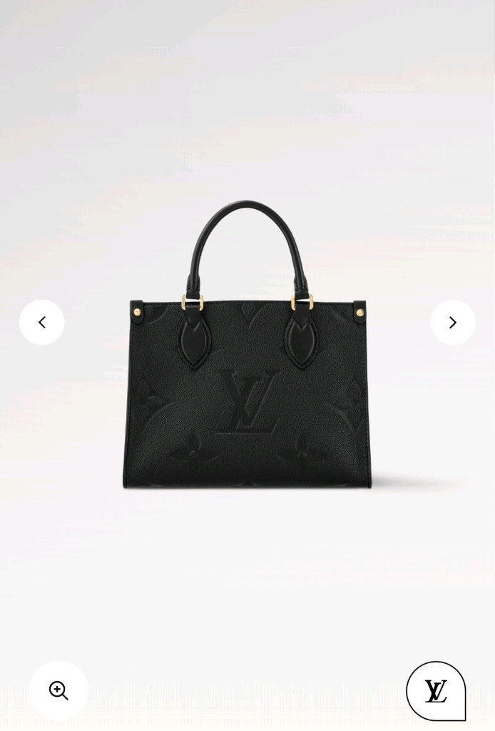 루이비통 온더고pm 블랙--2