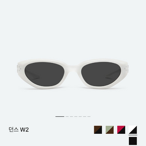 젠틀몬스터 던스 W2 화이트 선글라스 1회착용
