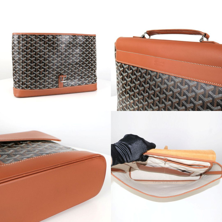 [중고명품다올] 고야드 시타딘 메신저 백 PM 블랙 탄 CITADIPMLTY01CL01P--8