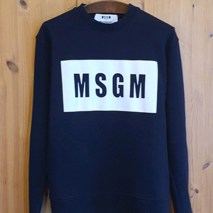 66.MSGM 박스로고 맨투맨