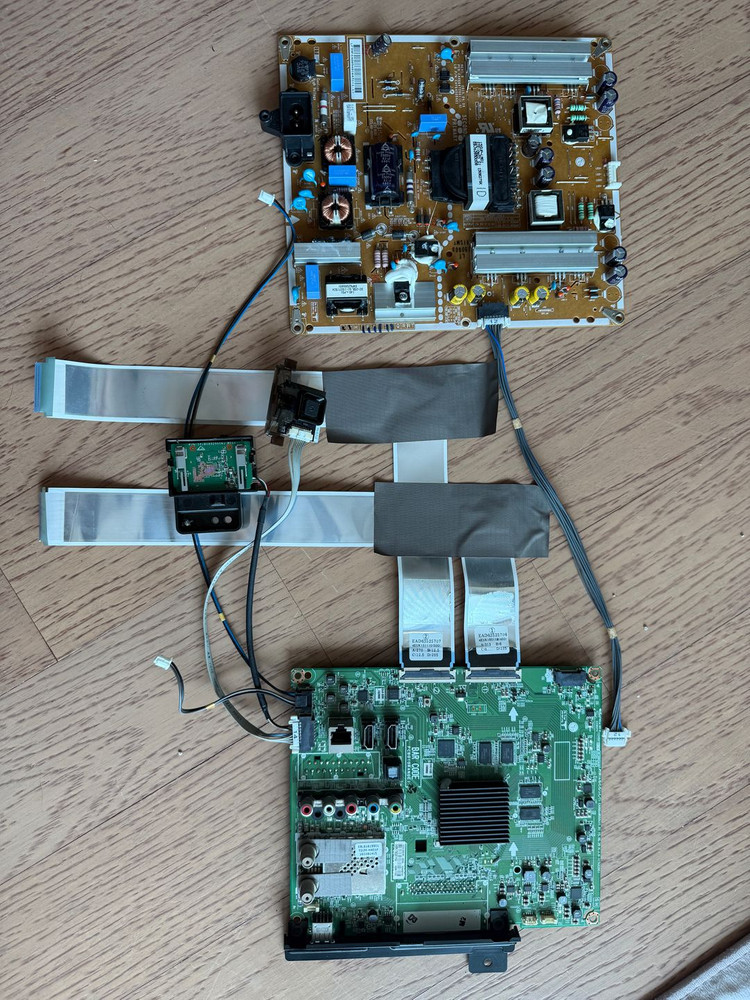 43UF6400 메인보드 전원보드 부품 케이블--1