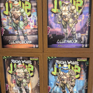 닌자거북이 액자무드등 일괄 판매합니다.