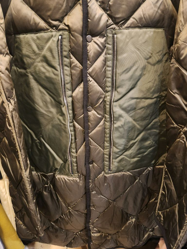 지오지아 퀼팅 롱패딩 이미지