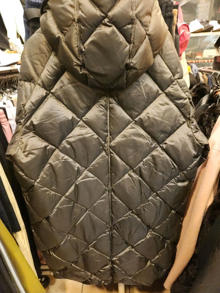 지오지아 퀼팅 롱패딩 이미지