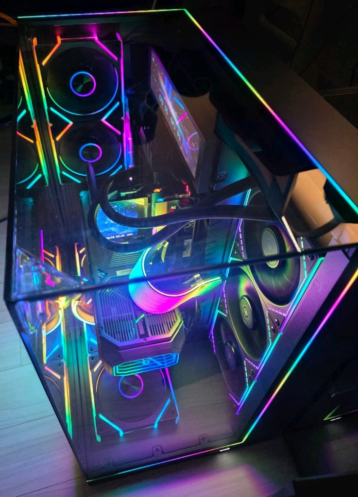 라이젠9 9950X3D X870E HERO 5090 익스트림 최고사양 감성본체 급매--1