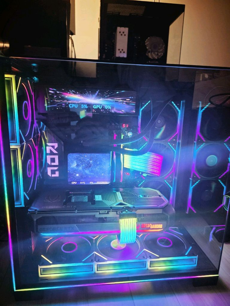 라이젠9 9950X3D X870E HERO 5090 익스트림 최고사양 감성본체 급매--2