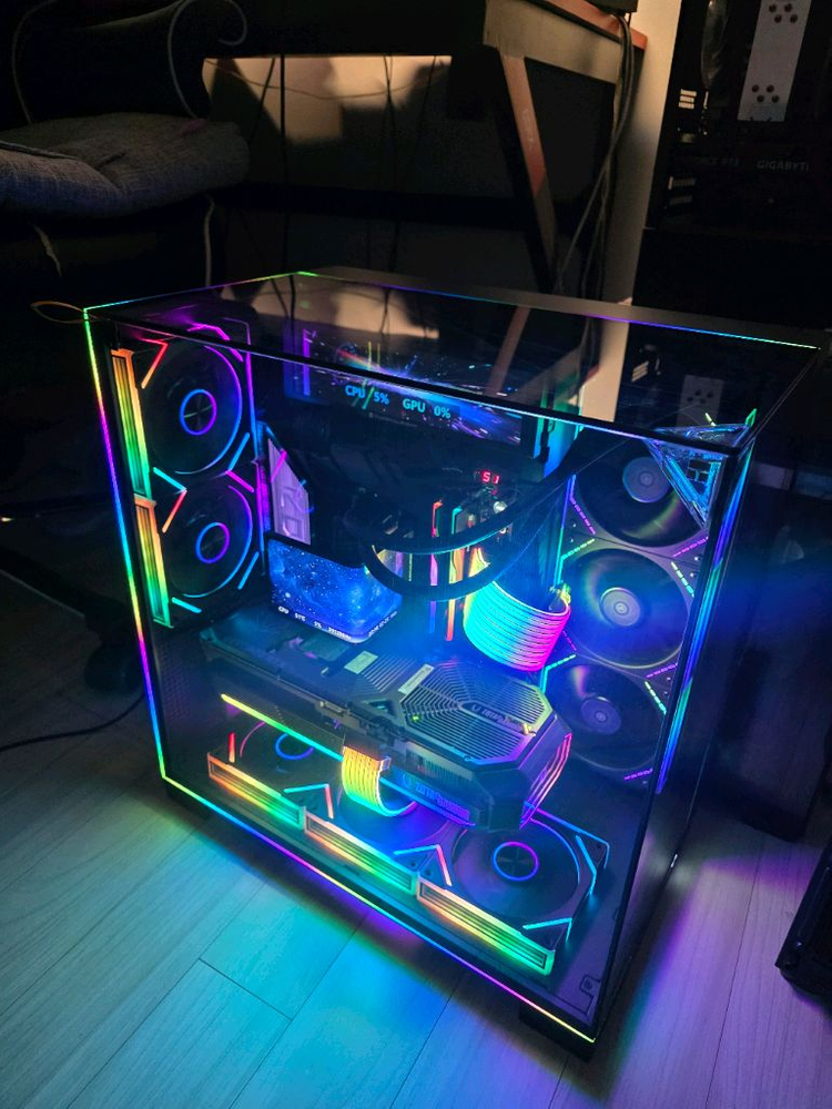 라이젠9 9950X3D X870E HERO 5090 익스트림 최고사양 감성본체 급매--6