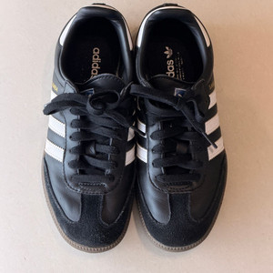 아디다스 삼바 OG 블랙 화이트 검 225