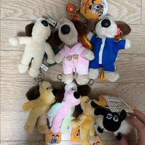 윌레스와 그로밋 키링 모음