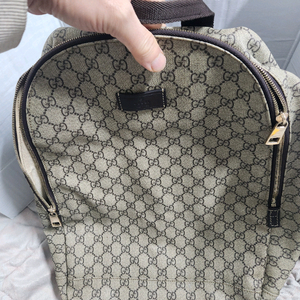 GG 캔버스 백팩
