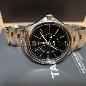 태그호이어 링크 칼리버7 GMT 42mm 오토 검판 풀셑 시계 판매