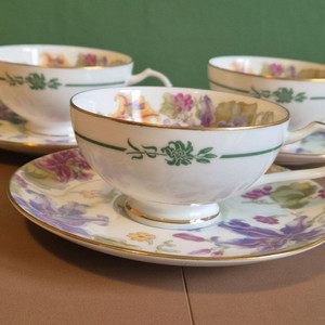 빈티지 제팬 나루미 홍차잔.1조 가격 이미지