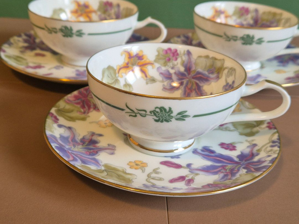 빈티지 제팬 나루미 홍차잔.1조 가격 이미지