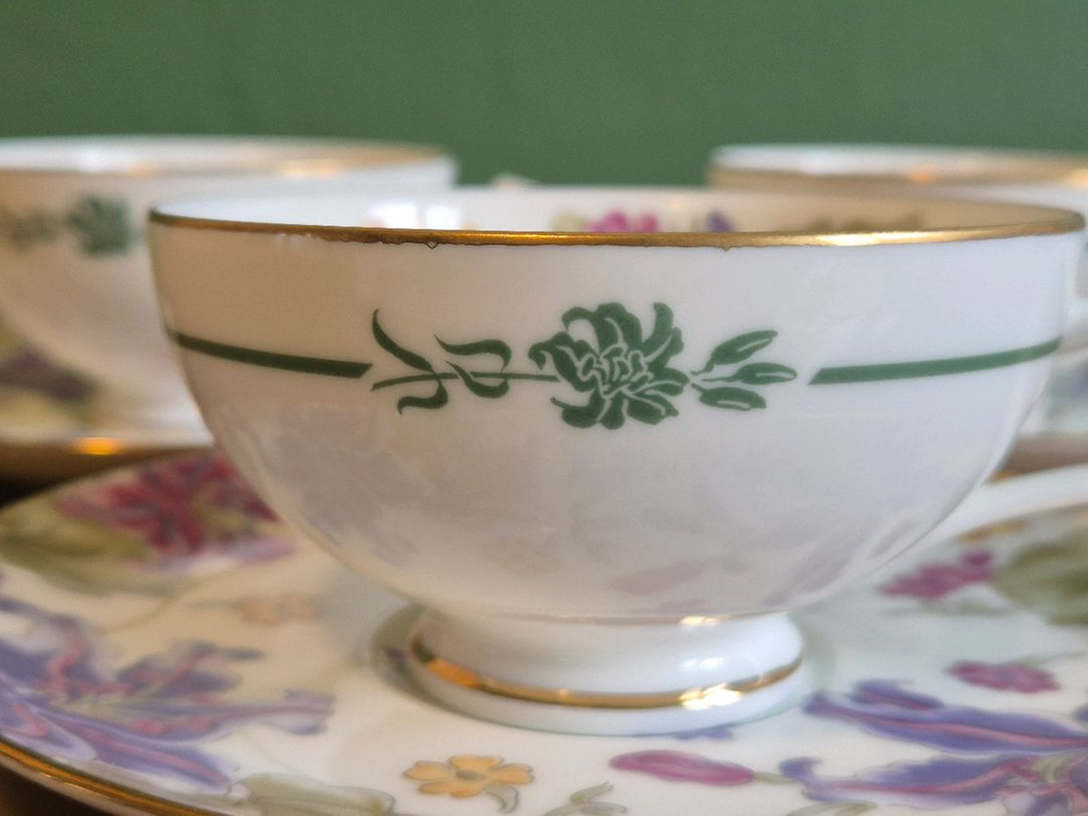 빈티지 제팬 나루미 홍차잔.1조 가격 이미지