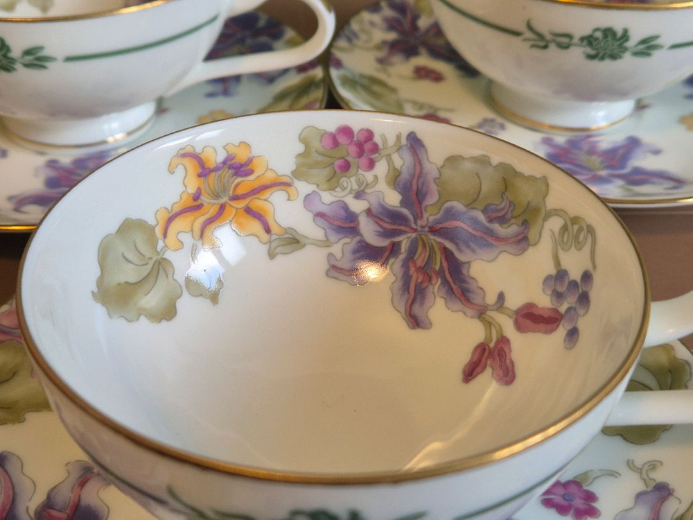 빈티지 제팬 나루미 홍차잔.1조 가격 이미지