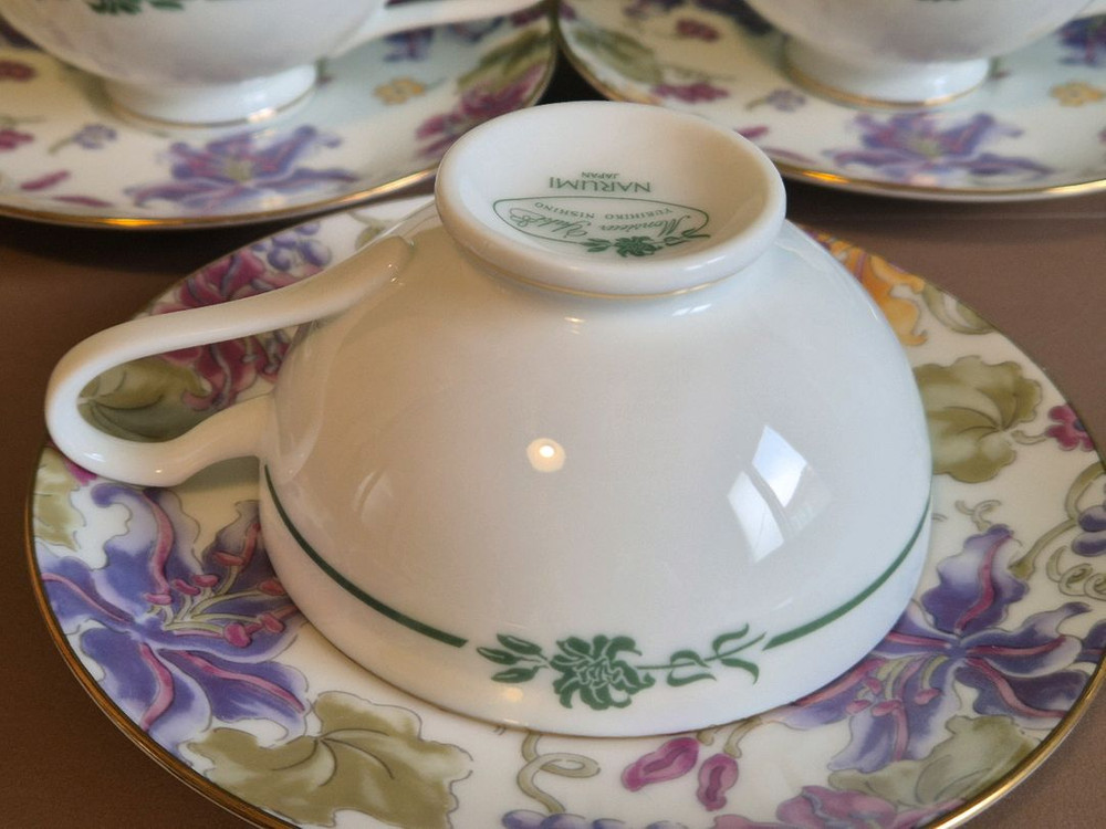 빈티지 제팬 나루미 홍차잔.1조 가격 이미지