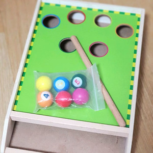 유아 원목 미니 당구 놀이세트