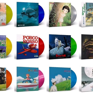 지브리LP 컬러반 바이닐 12종 전종