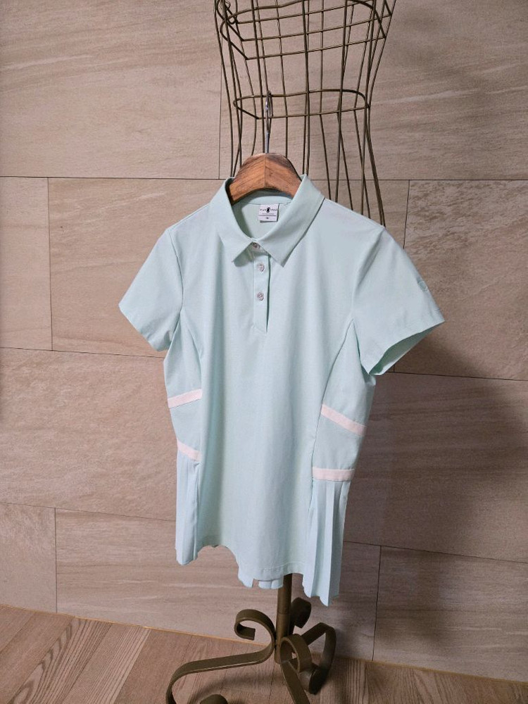 [90] 와이드앵글 플리츠 여성 골프 티셔츠 이미지