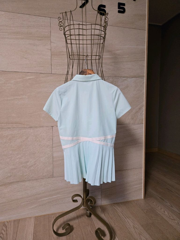 [90] 와이드앵글 플리츠 여성 골프 티셔츠 이미지