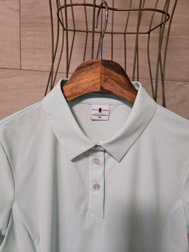 [90] 와이드앵글 플리츠 여성 골프 티셔츠 이미지