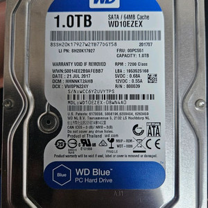3.5인치 1TB 하드디스크(HDD)들 팝니다 (WD, 삼성)